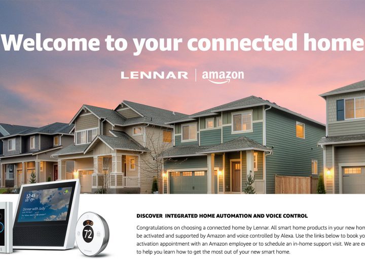 アメリカでAmazonのAlexaに対応した家をLennarが建築